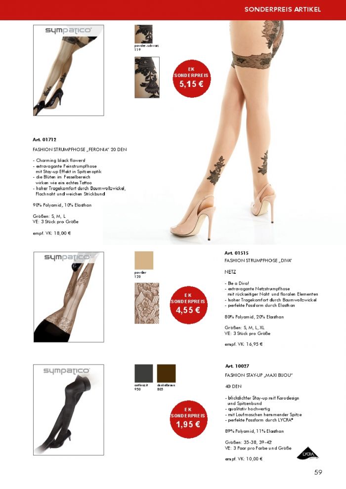 Sympatico Sympatico-ss2019-59  SS2019 | Pantyhose Library